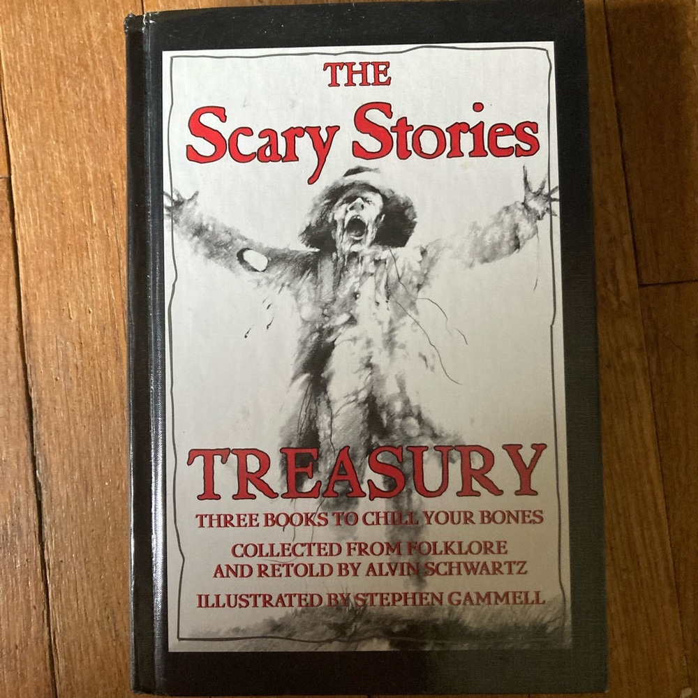 Vintage Scary Stories to Tell in the Dark Treasury Book by Alvin Schwartz